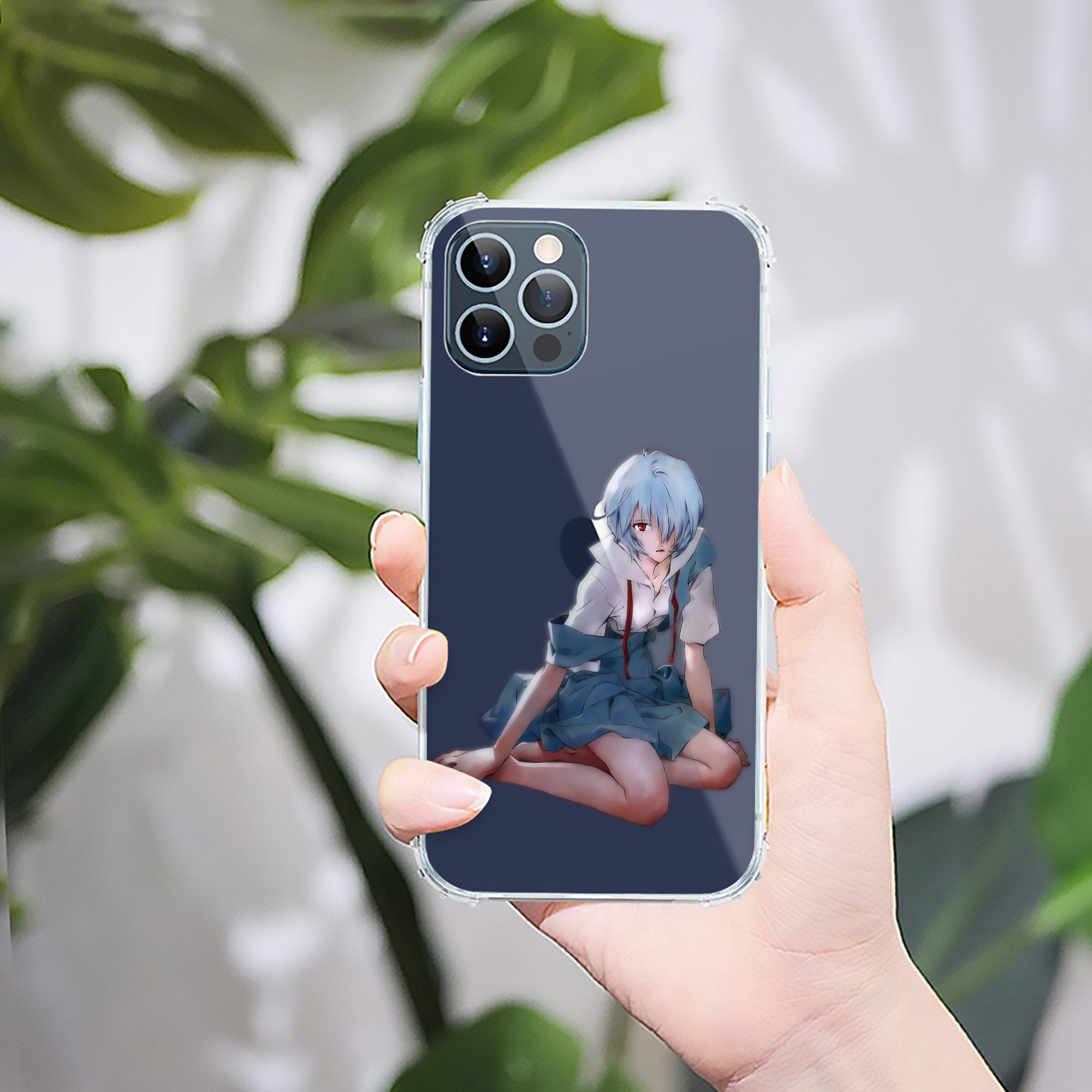 （画像用） EVA 新世紀エヴァンゲリオン 【iPhone 12シリーズ対応】透明スマホケース（クリアソフトケース）